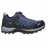 COPATI CMP 3Q14827 08MF RIGEL LOW FITGO TREKKING SHOES Waterproof BLUE INK-YELLOW FLUO