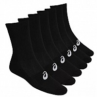 NOGAVICE ASICS 6PPK CREW 141802 - 0904 črna - UNISEX