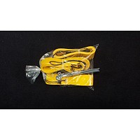 ČRTE LINIJE ZA ODBOJKO NA MIVKI S KLINI - 16X8 5cm BEACH VOLLEY SET - rumena barva